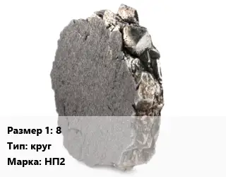 Никель 8 круг Марка: НП2